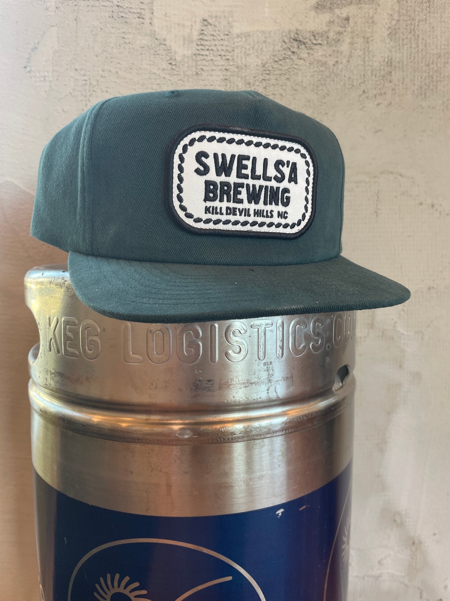 Green rope badge hat