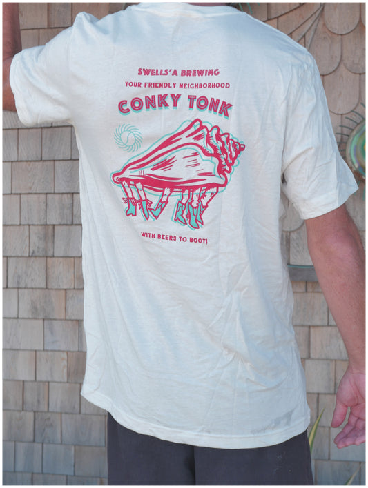 conky tonk white t-shirt