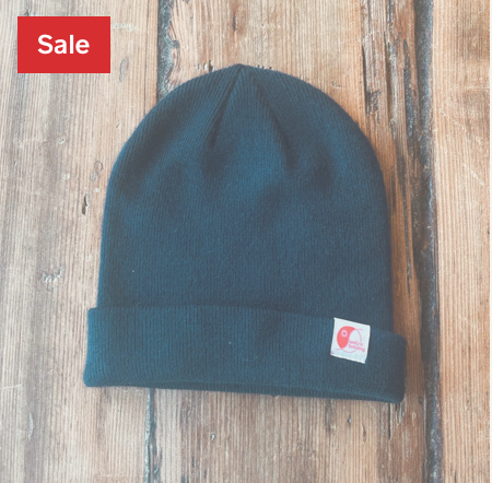 navy beanie